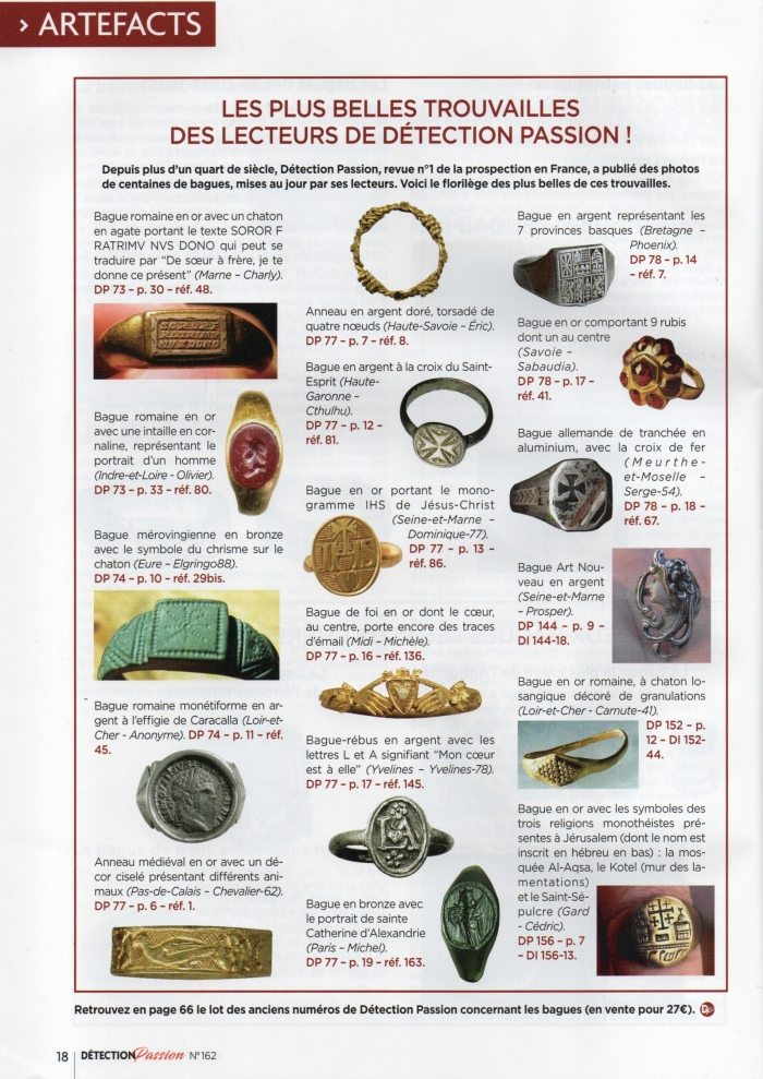 détection passion,trésors,numismatique,identifications,enchères