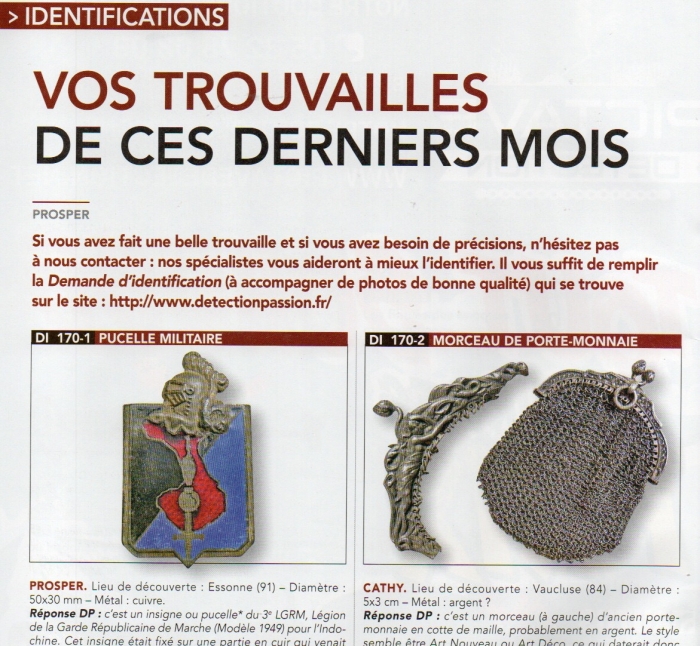 détection passion,trésors,numismatique,identifications,enchères