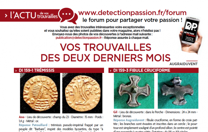 détection passion,trésors,numismatique,identifications,enchères